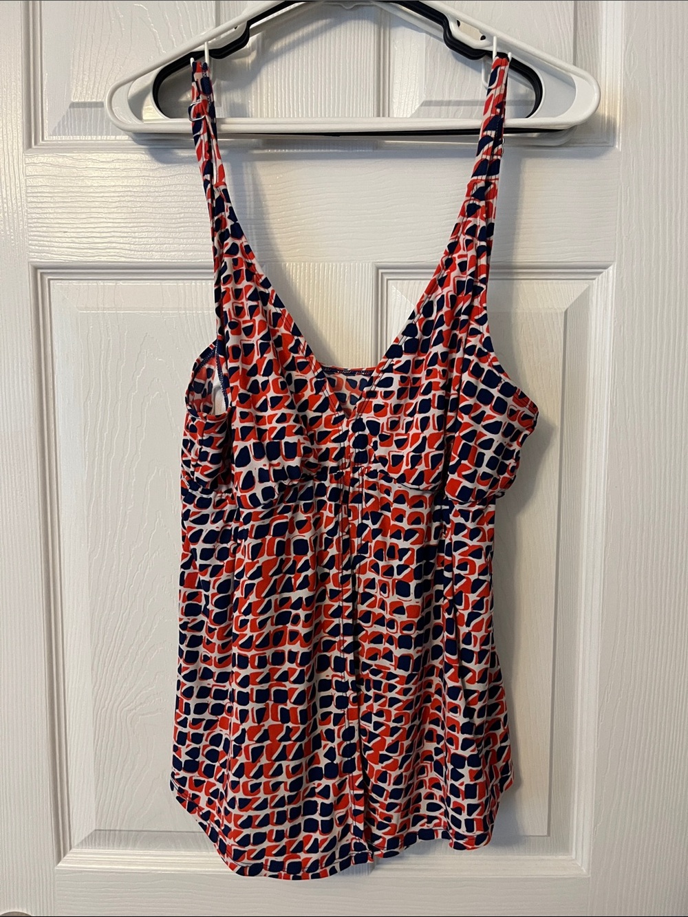 Women’s Swim Top - Red & Navy